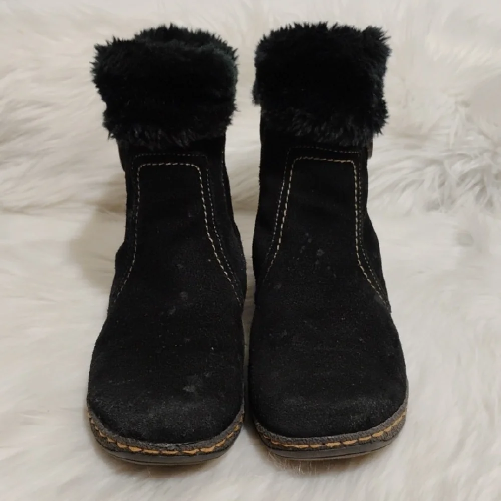FOR @wanjean BareTraps Black Winter Rain Boots with Faux Fur Lining Sz.10